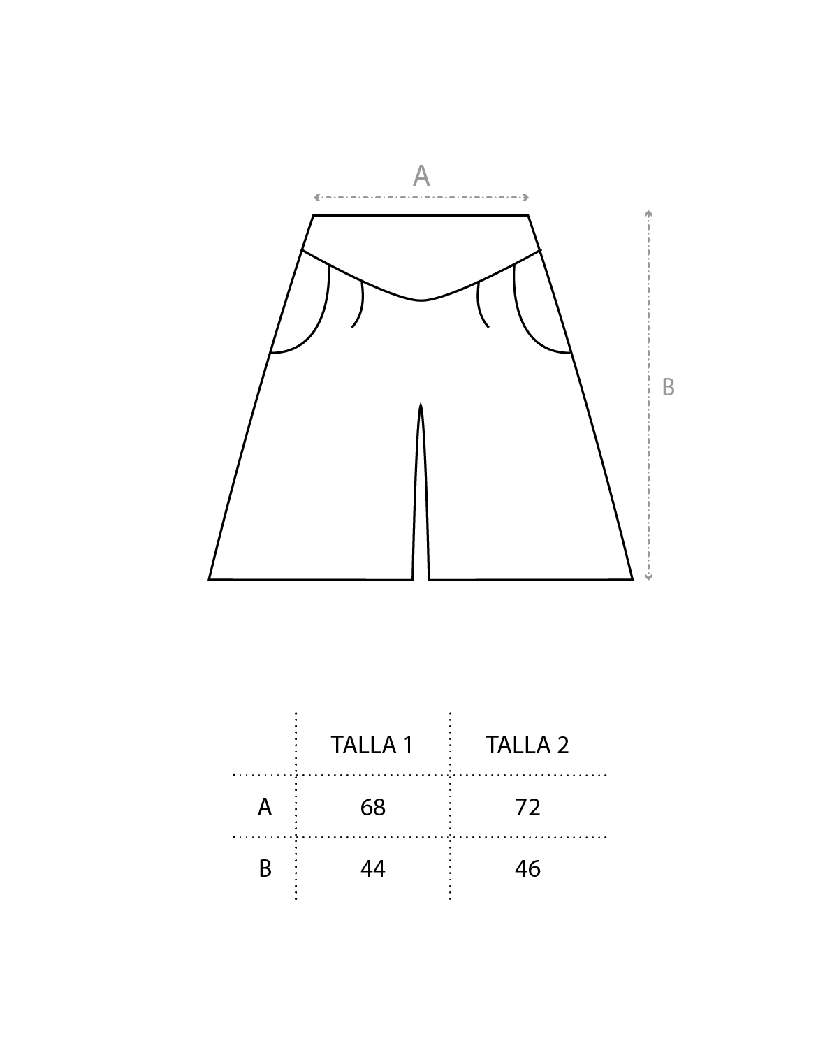 FALDA PANTALÓN SASONG