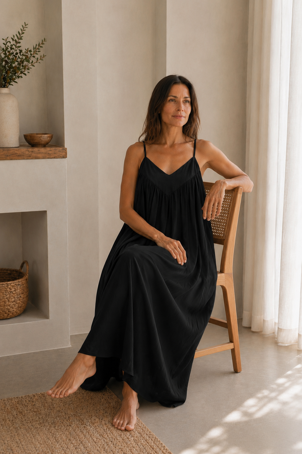 #HOVLÖS ·· vestido boho de tirantes y bolsillos