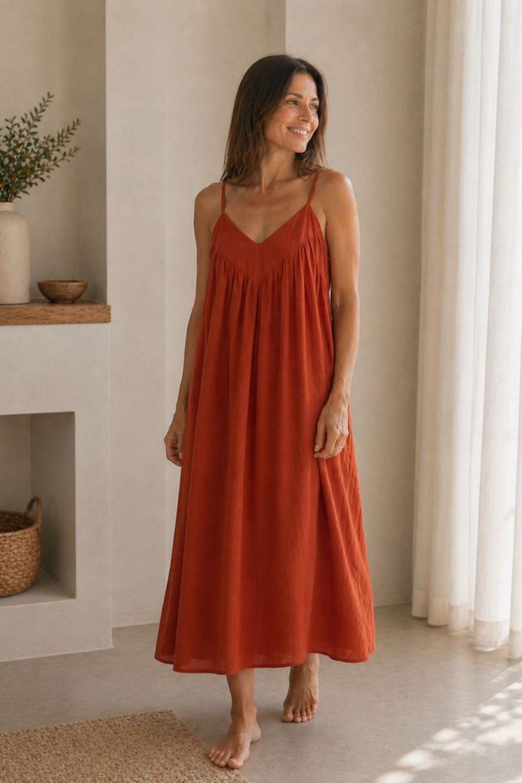 #hovlös ·· vestido boho de tirantes y bolsillos